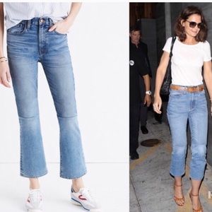 Madewell Retro Crop Bootcut Jeans 2 Tone Size 31